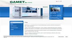 Desktop Screenshot of gamet.net.pl