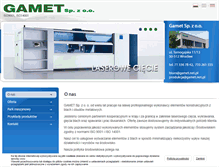 Tablet Screenshot of gamet.net.pl